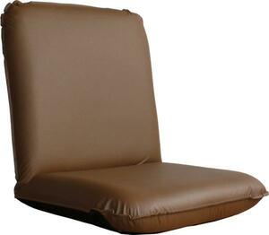 【新品】 日本製 リクライニング 座椅子 フロアソファー ローソファ ソファ コンパクト チェア 腰痛 クッション ブラウン M5-MGKWG6561BR