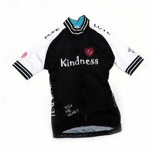 7ita セブンイタリア◆サイクルジャージ◆レディース Sサイズ◆KindHeart 黒白◆GSG