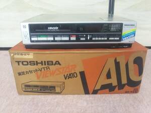 東芝　べ−タ-ビデオデッキ　Ｖ-A10 ジャンク +ソフト6本