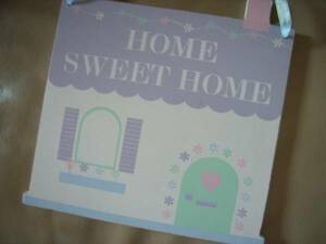 HOME SWEET HOMEのサイン☆玄関などの飾り インテリア イギリス スィートルーム