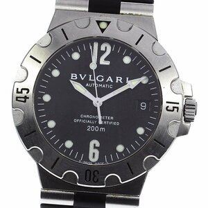 ジャンク ブルガリ BVLGARI SD38S ディアゴノ スクーバ デイト 自動巻き メンズ _799057