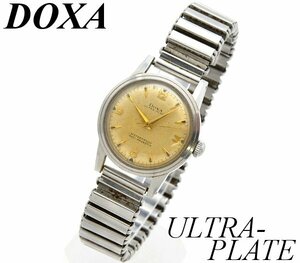 【ＤＭ】1円～ＤＭ】1円～DOXA ドクサ ULTRA-PLATE 手巻き ヴィンテージ 3針 メンズ 腕時計 社外ベルト 稼働品 ヴィンテージ 3針 メンズ