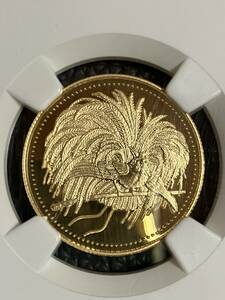 パプアニューギニア 極楽鳥 50キナ金貨 7.97g NGC PF69UCAM 1円出品