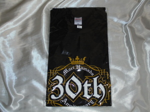 送料185円・U39■ 浜田麻里　未開封の30周年ツアー　Tシャツ　XLサイズ 黒