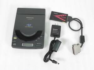 [R591]Panasonic ポータブルCD-ROMプレーヤー KXL-DN740A ACアダプタ付