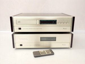 Accuphase アキュフェーズ CDプレーヤー DP-80 + D/Aコンバーター DC-81 リモコン付き □ 6E610-1