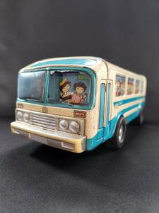 昭和レトロ 時代物 イチコー ワンマンバス 日本製 おもちゃ フリクション ブリキ アンティーク ビンテージ ヴィンテージ 骨董