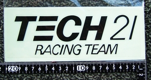 希少 レア SHISEIDO TECH21 RACING TEAM ステッカー 未使用/ 当時物 ヤマハ レーシング 資生堂 平忠彦Ⅳ