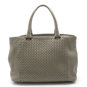 BOTTEGA VENETA ボッテガ ヴェネタ ボッテガベネタ イントレチャート トートバッグ ショルダートート グレー 灰色