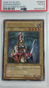 【遊戯王】「クィーンズ・ナイト」レリーフ 英語版 EEN-EN004【PSA4】海外 米 「QUEEN’S KNIGHT」(検索用:PSA10)