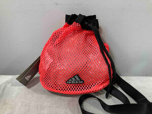 【タグ付き】adidas × MOUSSY MESH SHOULDER BAG ピンク GK5746 アディダス マウジー メッシュショルダーバッグ