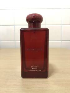 ほぼ未使用 ★ JO MALONE ジョーマローン SCARLET POPPY COLOGNE INTENSE スカーレットポピー コロン インテンス 100ml 香水　FK