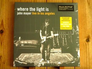 4枚組LP / John Mayer / ジョンメイヤー / Where The Light Is: John Mayer Live In Los Angeles / Music On Vinyl / MOVLP444