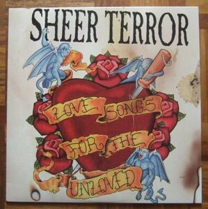 SHEER TERROR - LOVE SONGS FOR THE UNLOVED -LP（US：BLACKOUT!） 1995年 ★★ NYHC / ニューヨーク ハードコア / コンディション良好