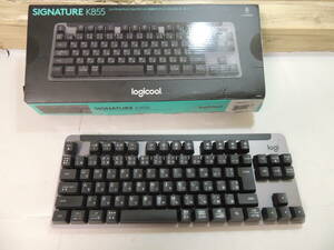 【無線キーボード】ロジクール　SIGNATURE　K855　ワイヤレス　メカニカルキーボード　K855GR　Logicool