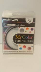 新品 marumi マルミ マルミフィルター デジタルカメラ用フィルター パールホワイト58mm