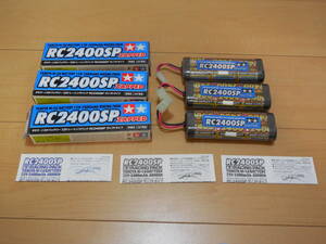 1-798 タミヤ TAMIYA RC2400SP ZAPPED 7.2V 2400mAh レーシングパック ニッカドバッテリー Ni-Cd 3本