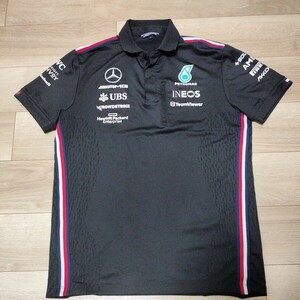 2023 メルセデスＡＭＧペトロナスF1　チーム支給品　ポロシャツ Mサイズ　非売品　ハミルトン ラッセル TOMMYHILFIGER　日本GP