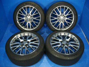 【H】LEXUS 10系 GS 純正 オプションホイール 18インチ 8.0J +45 5H PCD114.3 BRIDGESTONE レグノGR-X2 235/45R18 2021年製 4本 ES カムリ