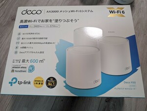 TP-Link WiFi 無線LANルーター Wi-Fi6 2402 + 574 Mbps HE160 メッシュWi-Fiシステム Deco X50/A 3ユニット 中古美品