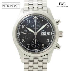 IWC スピットファイア IW370618 クロノグラフ メンズ デイデイト 自動巻き インターナショナル ウォッチ カンパニー Spitfire 90229180