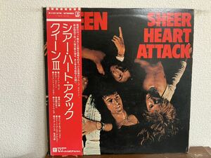 クイーン シアー・ハート・アタック Queen Sheer Heart Attack 帯付 LP レコード フレディ・マーキュリー　ブライアン・メイ