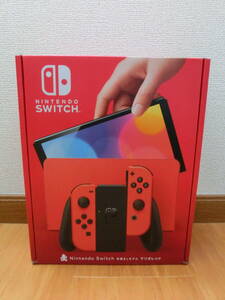 未使用品 保管品 任天堂 Nintendo Switch ニンテンドー スイッチ 本体 有機ELモデル マリオレッド HEG-S-RAAAA ゲーム機/激安1円スタート