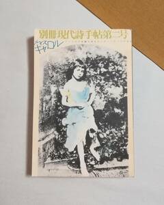 Ｃす　別冊現代詩手帖 第2号 ルイス・キャロル　1972年 思潮社　アリスの不思議な国あるいわノンセンスの迷宮　高橋康也 種村季弘 瀧口修造