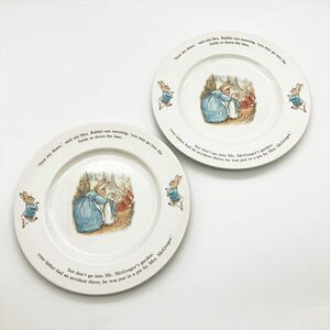 ウェッジウッド WEDGWOOD ピーターラビット プレート 25cm 英国製 新刻印 皿