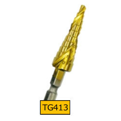 ユニーズ TG413 スパイラル ステップドリル 竹ちゃんゴールド 4-13 コバルトハイス