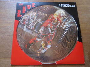 ■４４マグナム（４４MAGNUM）/　THE　LIVE　84年　/　見本盤（非売品）　国内盤ピクチャーレコード　ジャパメタ　レア盤　