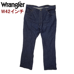 ラングラー Wrangler ジーンズ W42L34 ブルー 青 大きいサイズ