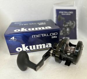 [新品] okuma オクマ METALOID メタロイド 5NS 右ハンドル #オフショア #ブリジギング #ベイトリール #ゼニス #オシア