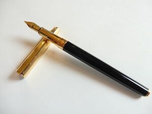 ◆【程度良好】カランダッシュ万年筆　マディソン２　ゴールドバイカラー軸　ペン先：18C　750ソリッドゴールド　F　
