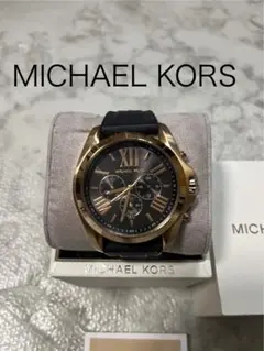 美品　MICHAEL KORS 腕時計　ピンクゴールド　メンズ　クロノグラフ