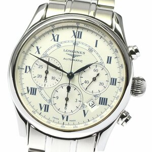 ロンジン LONGINES L2.622.4 ウィームス クロノグラフ 自動巻き メンズ _791810