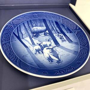 ロイヤルコペンハーゲン COPENHAGEN 飾り皿 イヤープレート 2023 Royal Copenhagen 食器箱あり カg