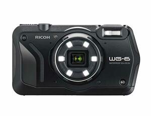 RICOH WG-6 ブラック 防水カメラ 20MP 画像 3インチ LCD 防水 20m 耐衝撃 2(中古品)