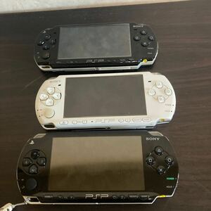 SONY プレイステーションポータブル PSP 1000と2000 【ジャンク】通電しません。3点まとめ