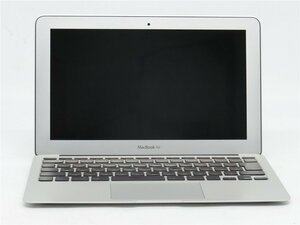 中古　Macbook Air　A1370　　本体止めネジ欠品 　液晶割れ　通電しません　詳細不明　ノートPCパソコン　ジャンク品　