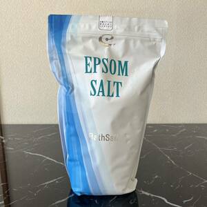 【新品未開封】EPSOM SALT エプソムソルト バスソルト 浴用化粧料 アースコンシャス 硫酸Mg 2kg 計量スプーン付き