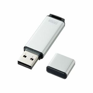 （まとめ）サンワサプライ USB2.0 メモリ UFD-2AT32GSV【×2セット】