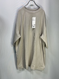 未使用 UNIQLO ユニクロ エアリズム コットン オーバーサイズ Tシャツ 5分袖 XL メンズ 341-455359 R604