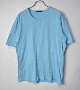 Issey Miyake イッセイミヤケ 一生三宅 無地 プレーン デザイン 半袖Tシャツ カットオフ 27182 - 737 65