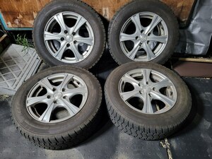 ■2020年製■GOOD YEAR ICENAVI 7 195/65R15 + Weds製 Fang 15X6.0J 5X114.3 IN：53 ハブ径約73㎜ ノア・ヴォクシー（60・70・80系）等に■