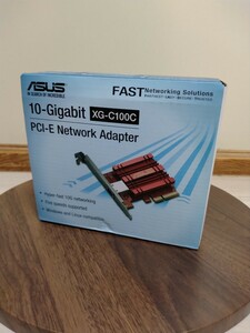 ☆ 1円スタート ☆ ASUS 10Gネットワークアダプタ PCI-Ex4カード XG-C100C 現状品