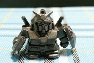 超貴重 メタリックブラック ガンダム ガン消し 本弾 SDガンダム 消しゴム 洗浄済み