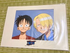 希少 未開封 入手困難★ワンピース one piece★ルフィ サンジ★複製セル画 原画