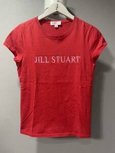 JILL STUARTジルスチュアートロゴTシャツトップス赤レッドレディース