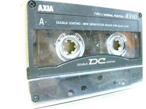 使用済み　中古　カセットテープ　富士AXIA　AU1　Type1　ノーマル　60分　1本　爪あり　No731　